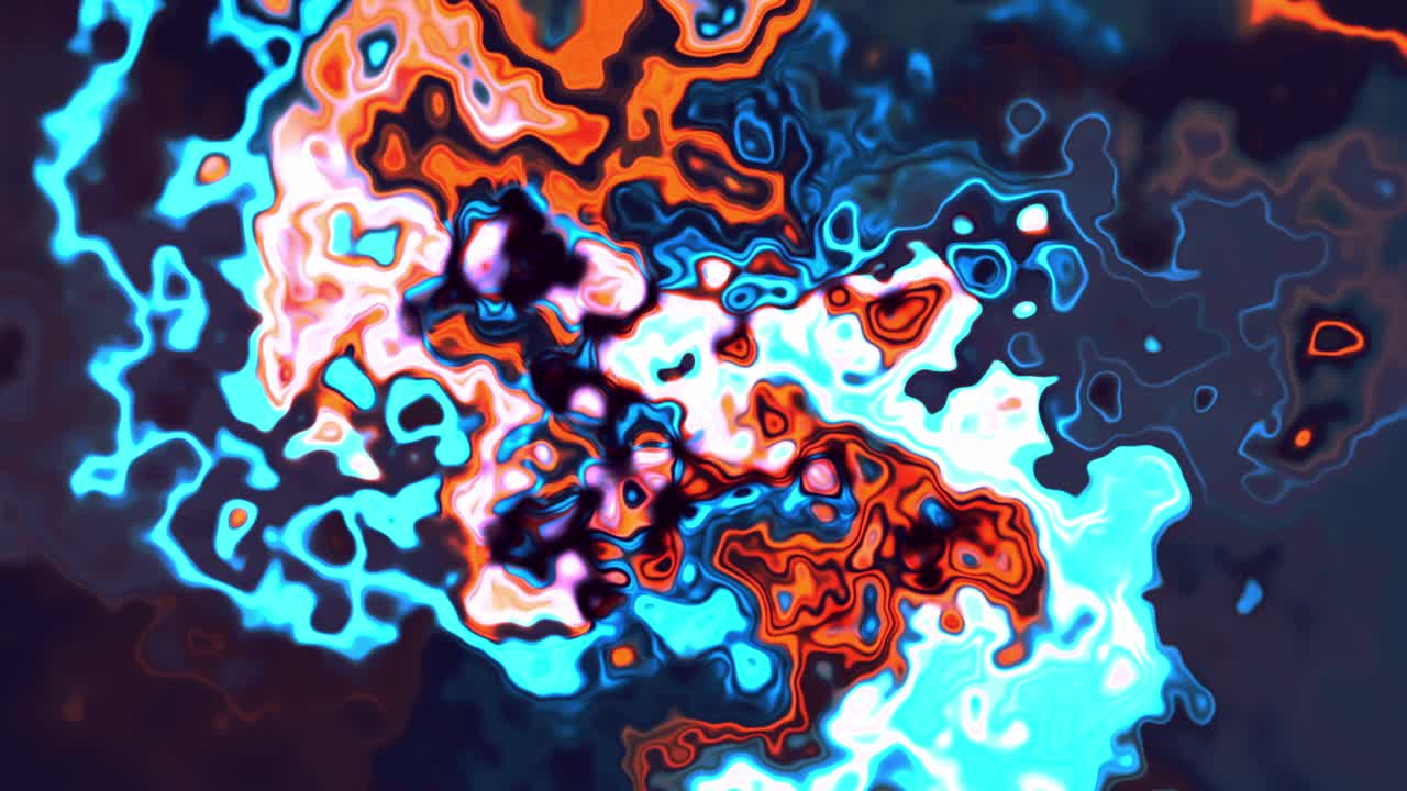 Abstract Swirling Pattern in Vibrant Colors