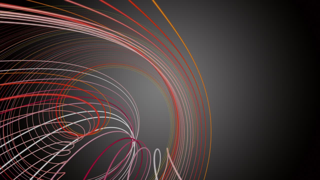 Futuristic animation with stripe wave object in slow motion, 4096x2304 loop 4K