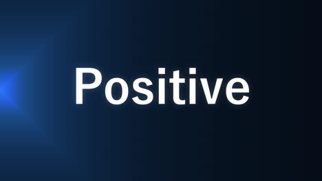 positive text animation message motion graphics