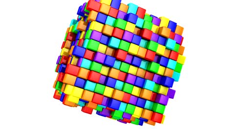 boxes form a cube