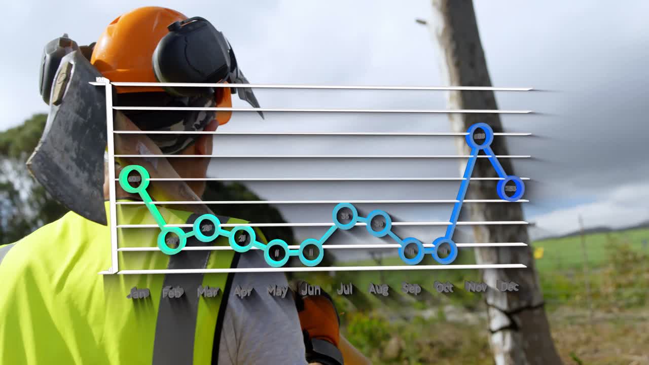 lumberjack 위의 그래프의 애니메이션