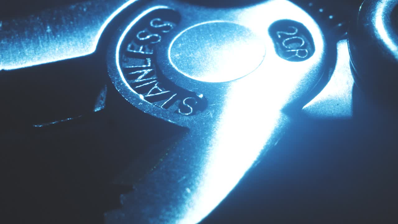 Close-up of Stainless Steel Tool