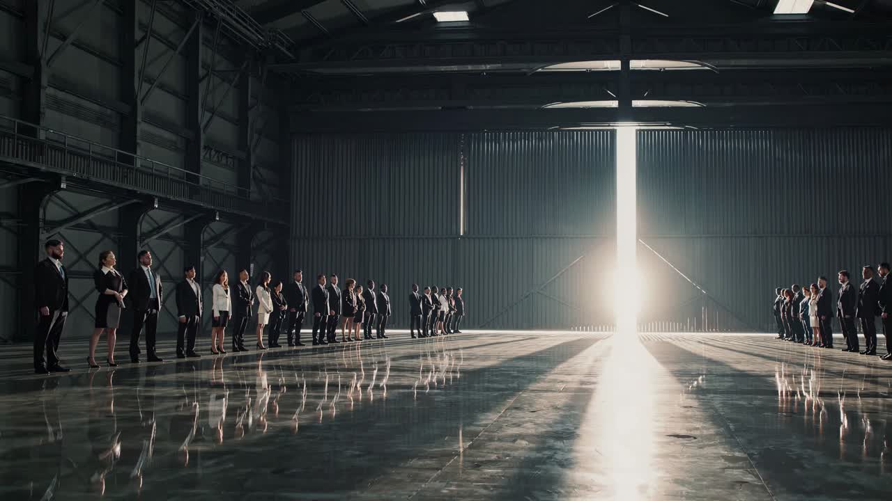 Business Team Facing a New Opportunity