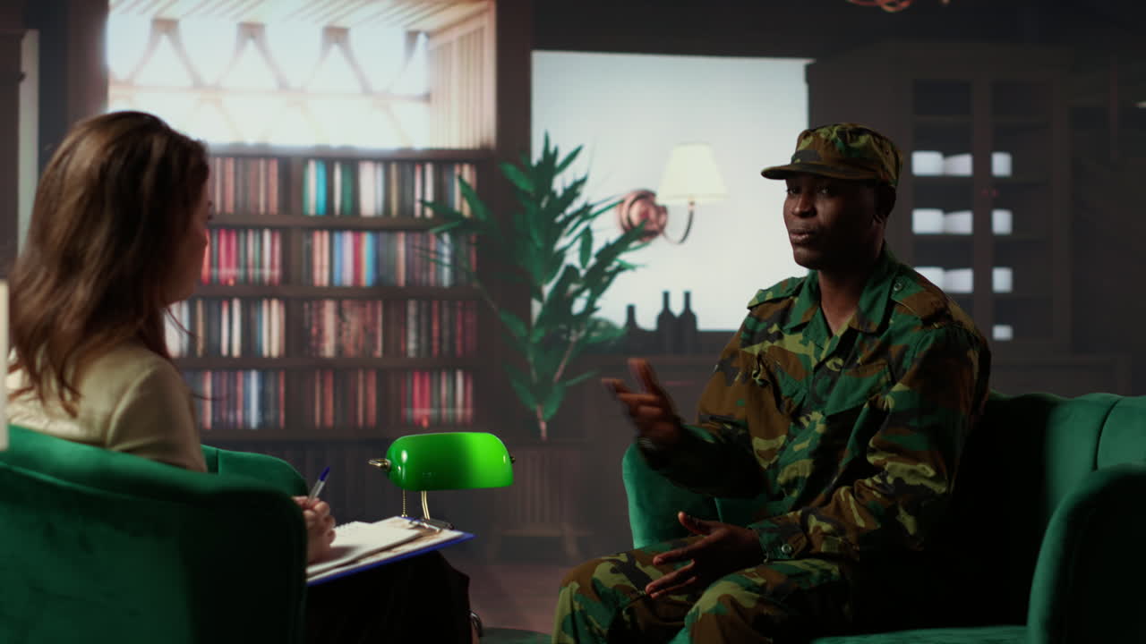 참전용사 치료 세션