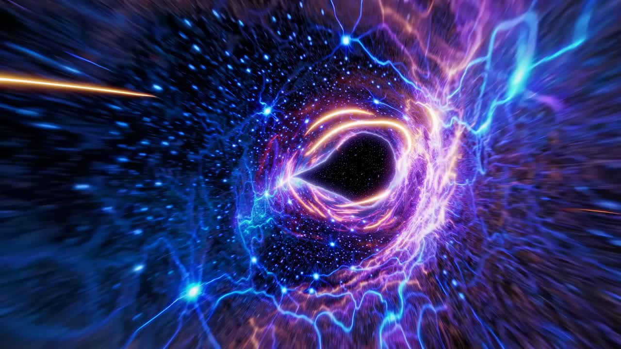 Abstract Wormhole Through Space and Time