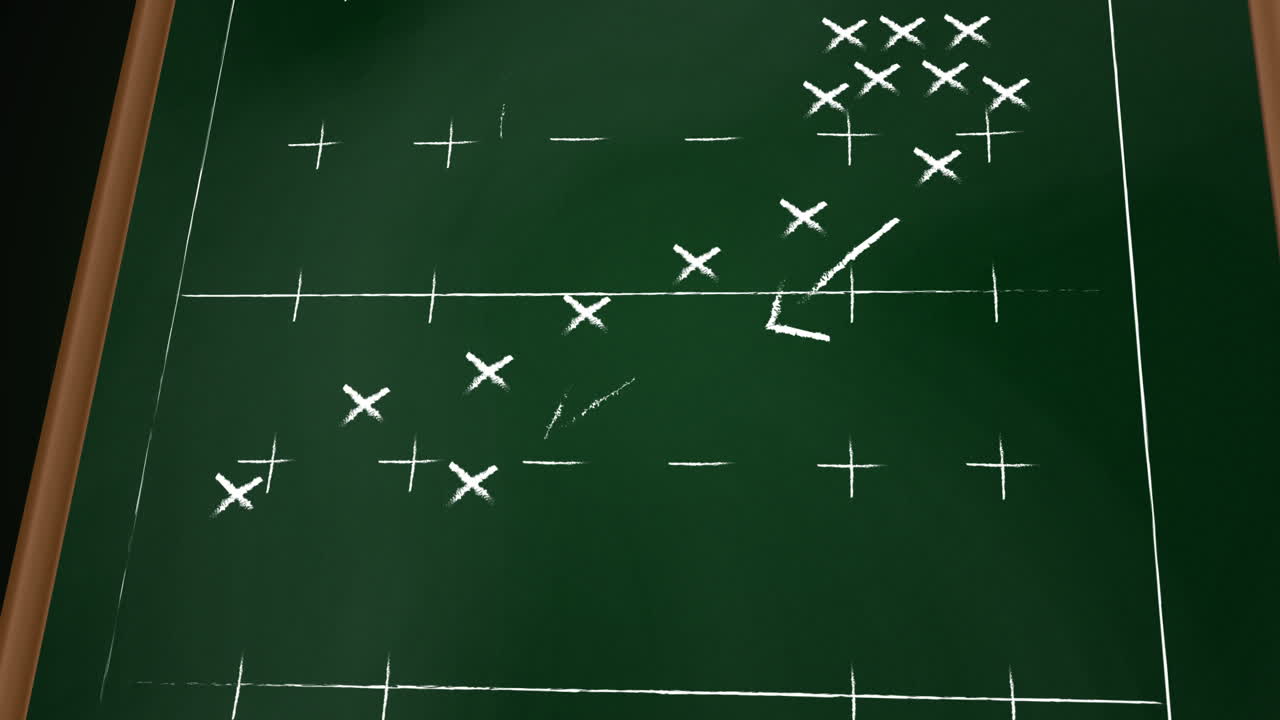 анимация игрового плана и спортивного поля на борту