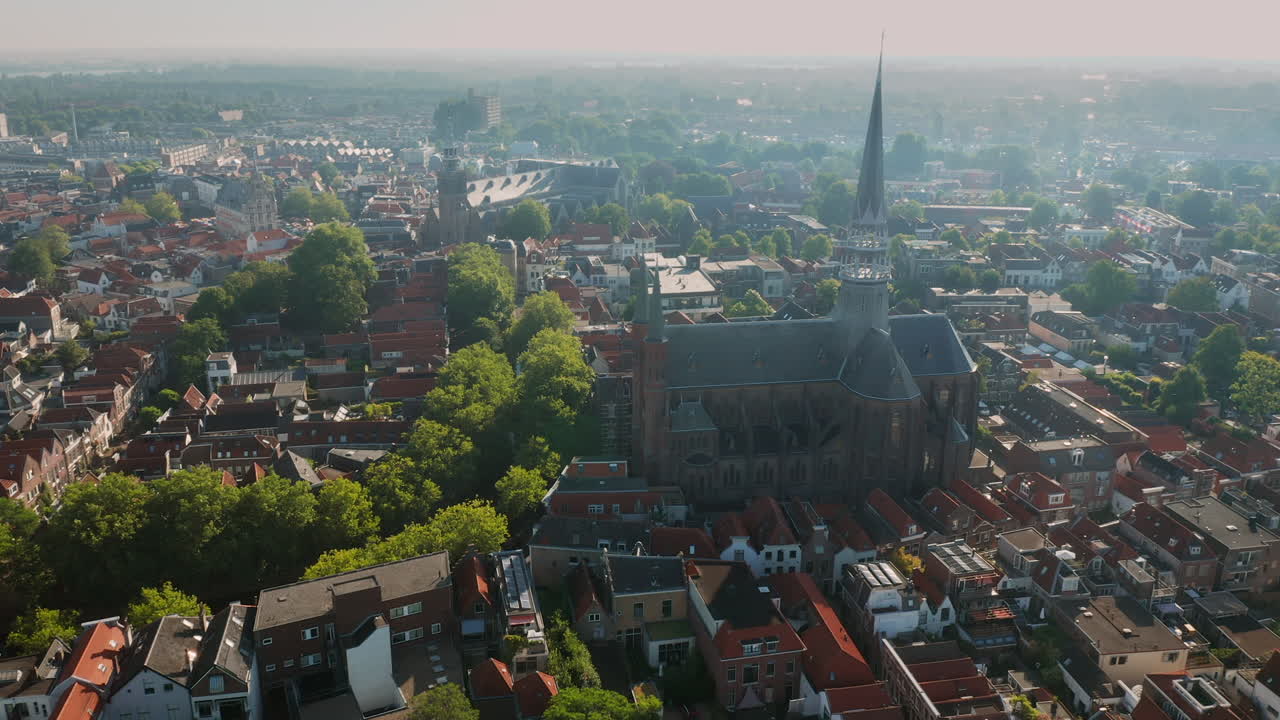 gouwekerk, sint-jozefkerk iglesia cruciforme de renacimiento gótico en la ciudad de gouda, países bajos