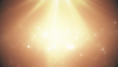 background with beautiful golden bokeh particles