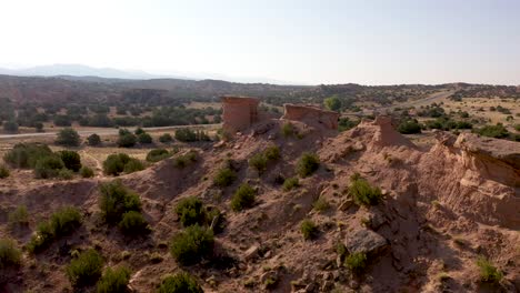 desert drone 4k flying around cliffs