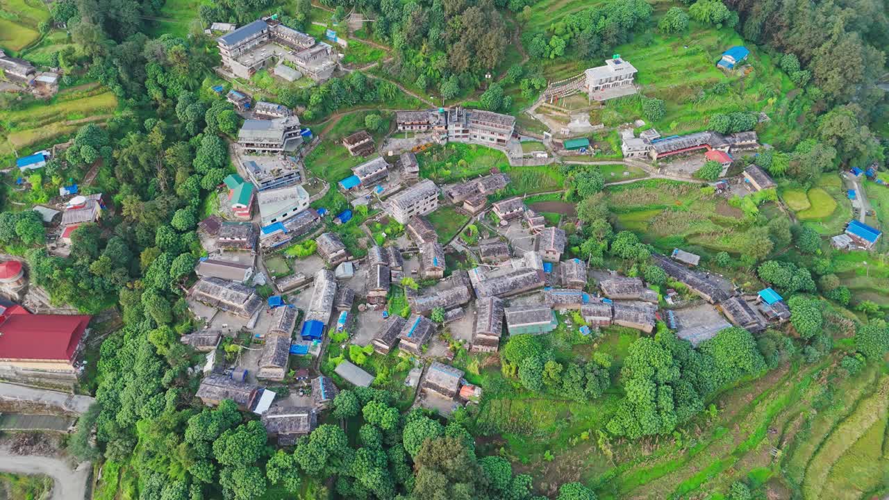 Beautiful Ghandruk village in Nepal