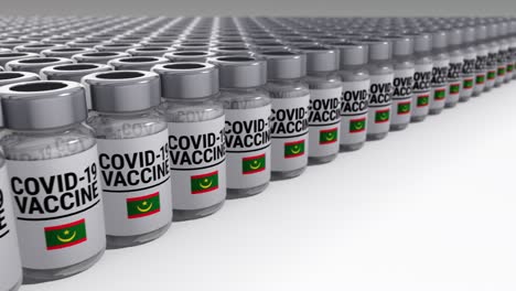 botellas de vacuna contra el covid-19 mauritania