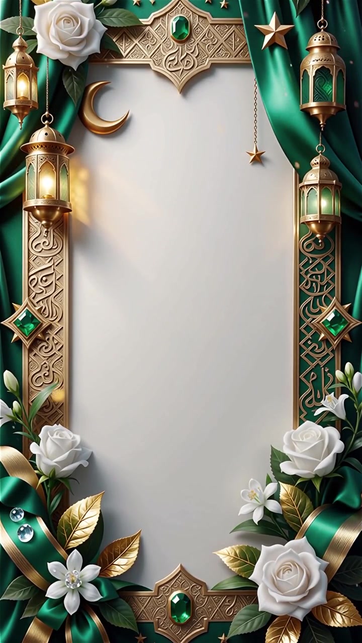 Compleanno del Profeta Maometto Mawlid al-Nabi Sfondo Islamico