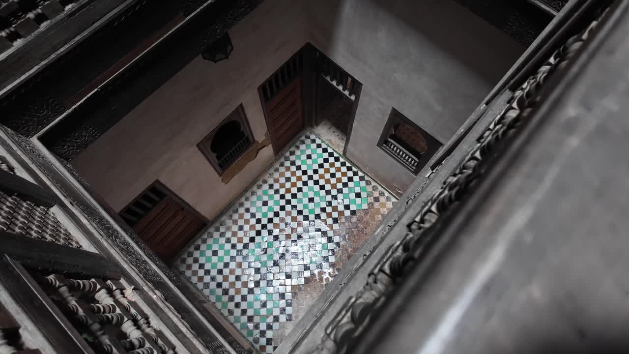 Arabic Moroccan architecture building palace in Fes Morocco North Africa