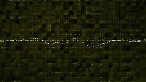 animación de filas de puntos blancos que se mueven sobre el fondo digital