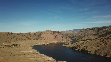 Scenic-view-of-Missouri-River-and-Mountains