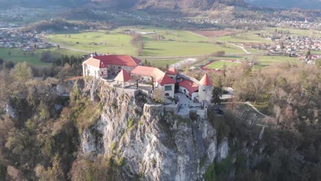 lago sangrado com castelo, eslovênia, europa