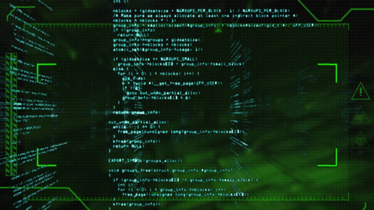 Animation of data processing over markers
