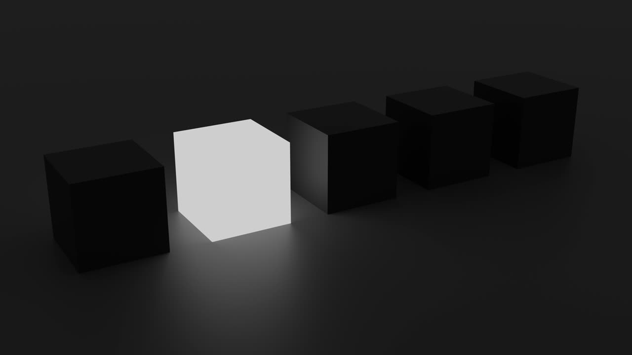 la idea. animación conceptual en 3d