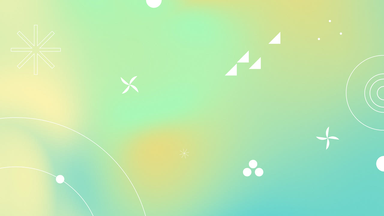 기하학적 모양을 가진 추상적인 그라디언트 배경