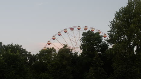 low view of ferris wheel