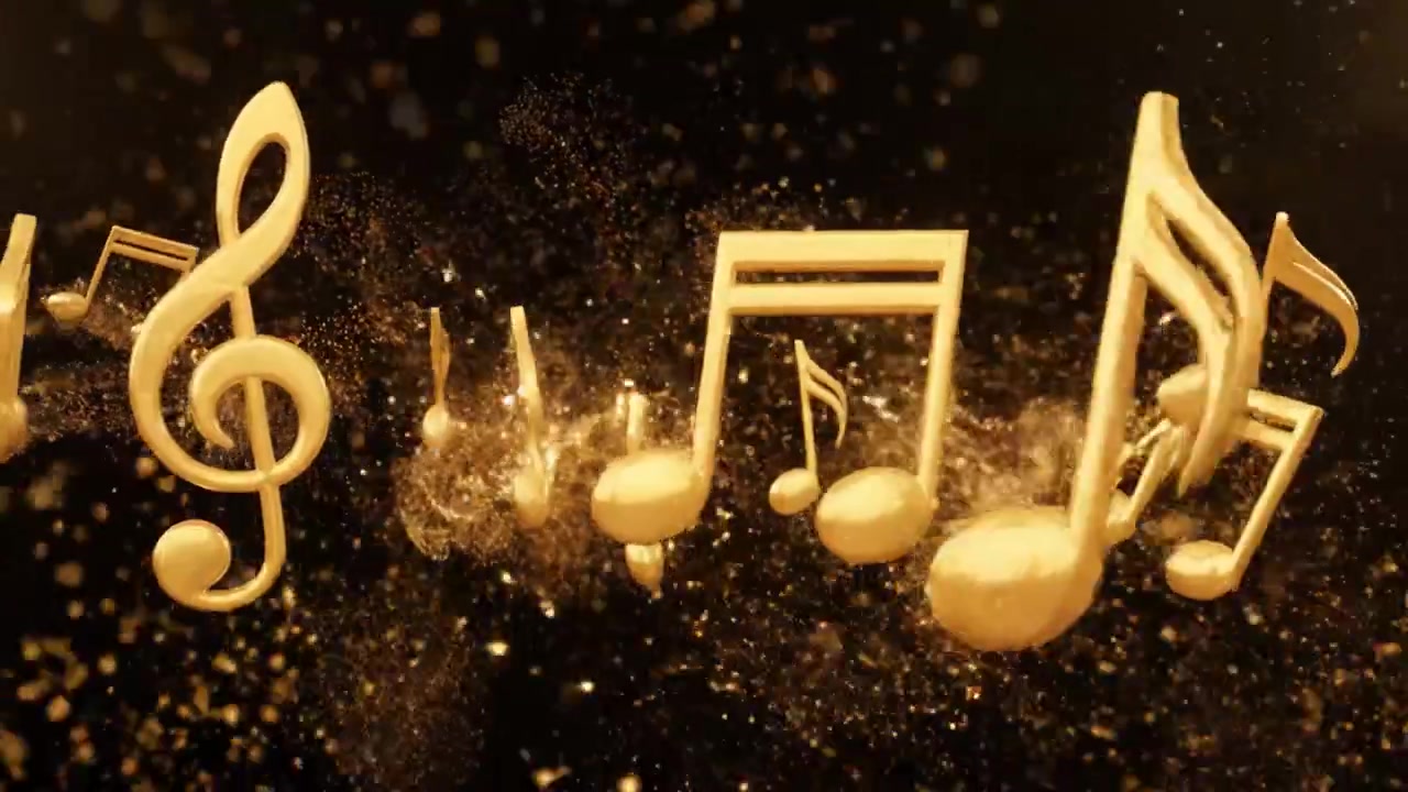 En glimtende symfoni: Musikkens toner fra elegance til rytme i en fantastisk visuel fremvisning af kunst og lyd
