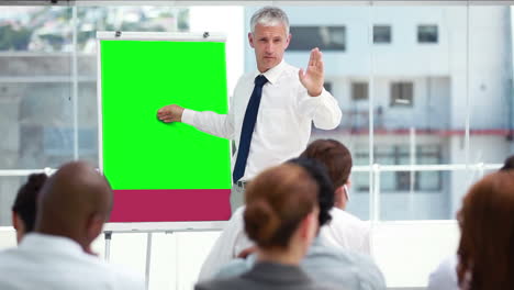 video of business people in a meeting