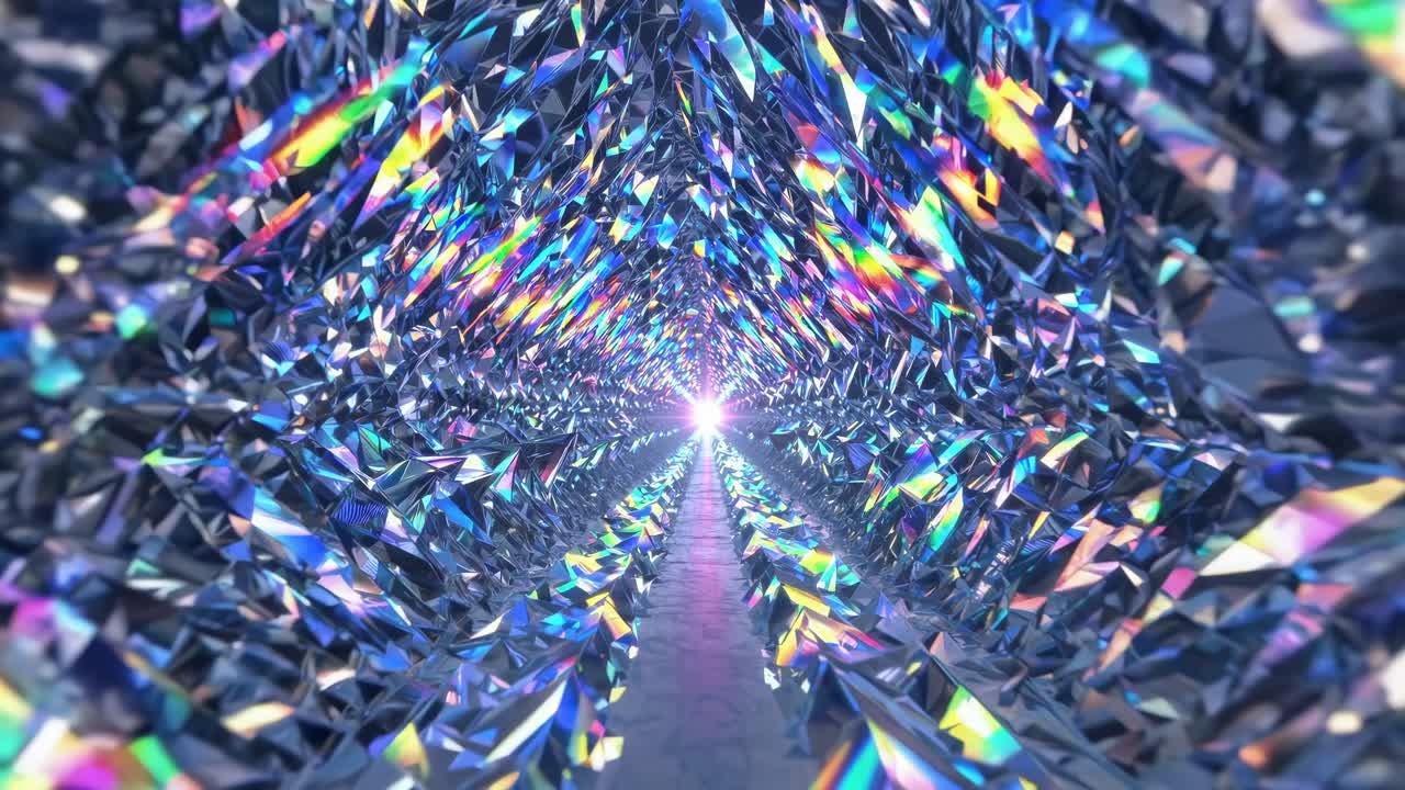 Crystal Kaleidoscope Tunnel