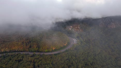 A-beautiful-aerial-shot-over-Storm-King-Mountain-in-Upstate-New-York