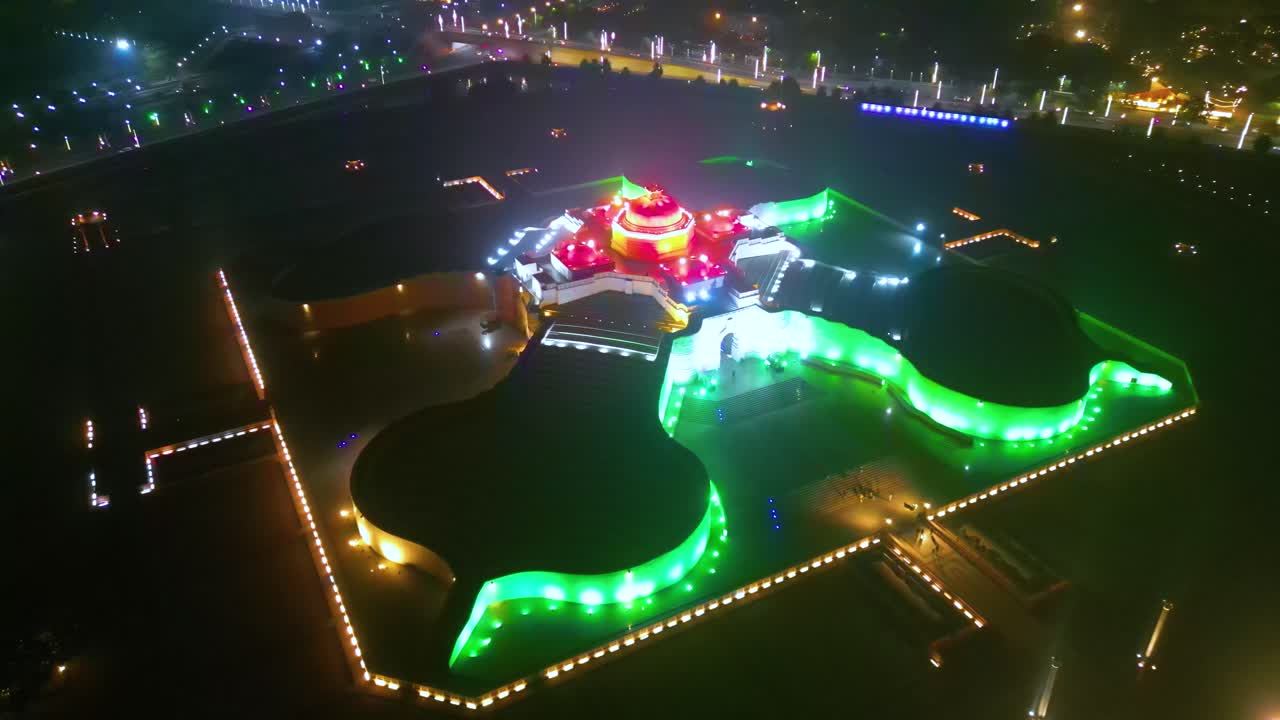 1090 chauraha gomti nagar, ambedkar dwar, lucknow metro 및 lucknow charbagh 철도역 및 lucknow city의 공중 전망