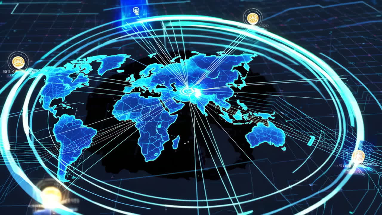 Global Cryptocurrency Network Visualization