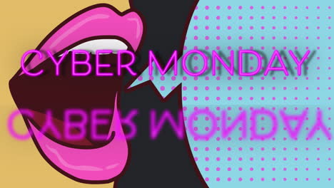 Animatorom-od-cyber-monday-text-over-retro-cartoon-face