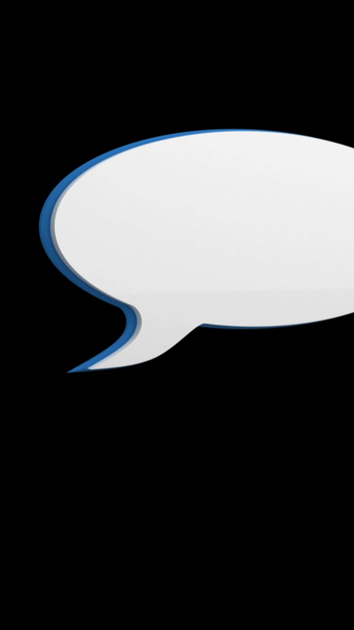 Message bubble icons 4k