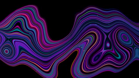 fondo líquido abstracto. superficie ondulada, ondas, textura vibrante de moda. fondo de tinta. bucle