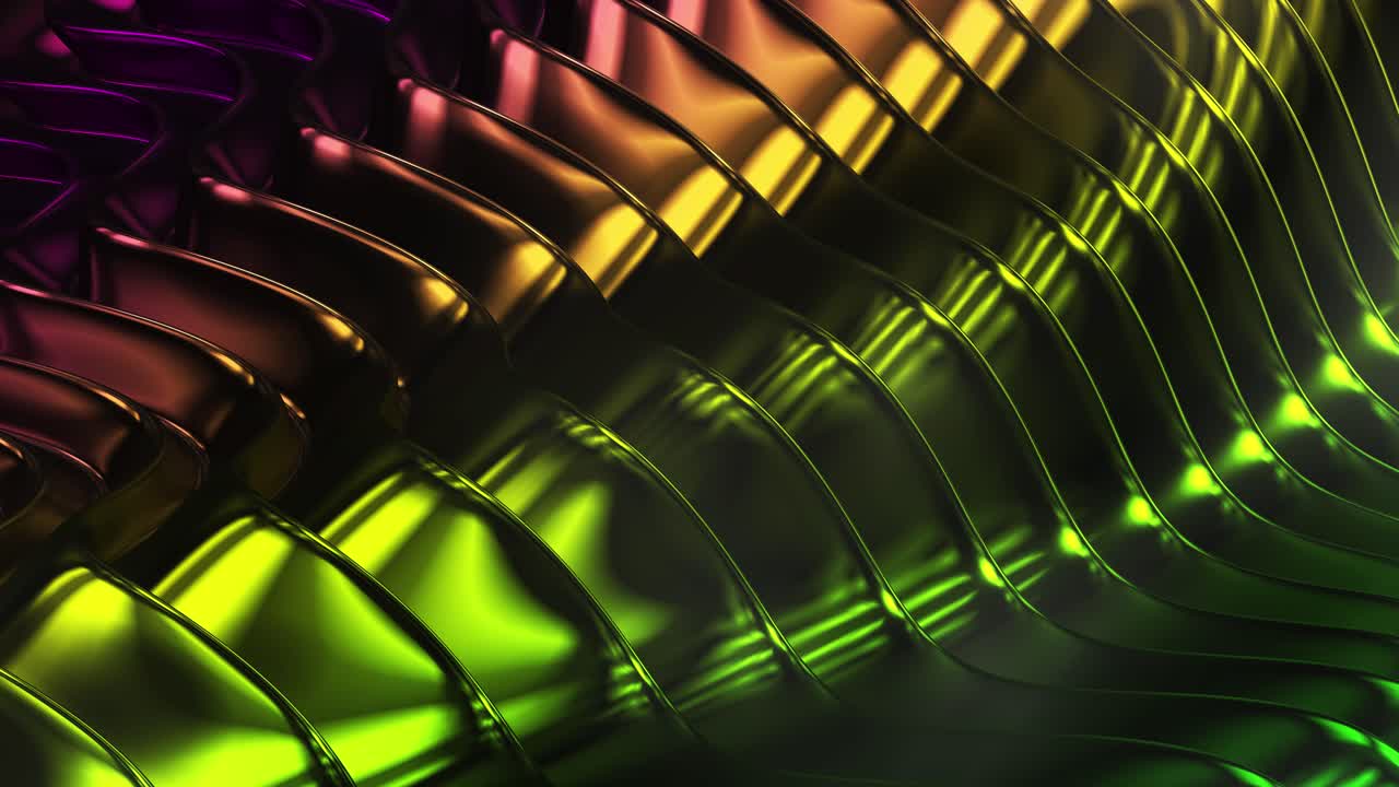 fondo de ondas metálicas abstractas