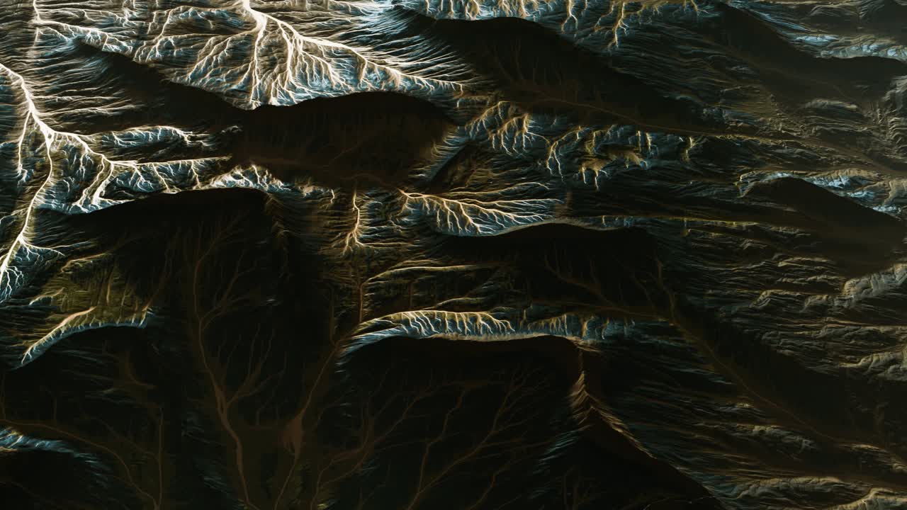 vista del paisaje del planeta alienígena