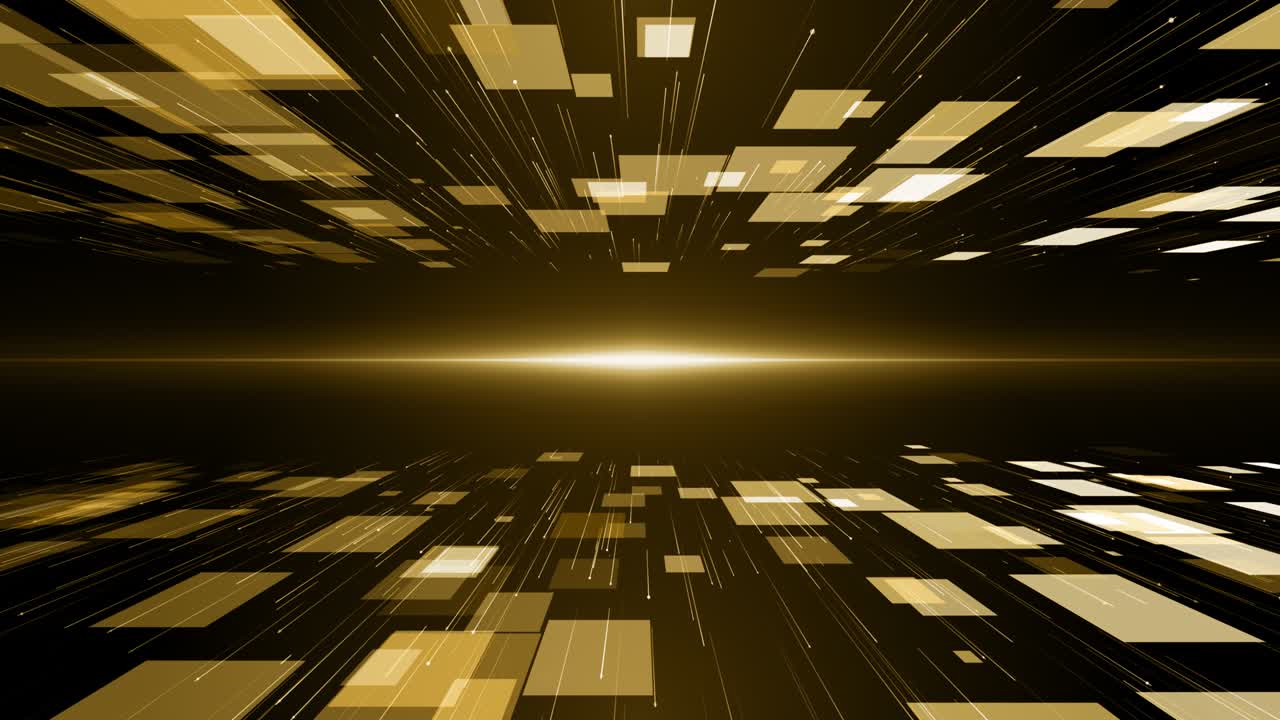 입자 금 반이는 보케상 먼지 추상적인 배경 루프