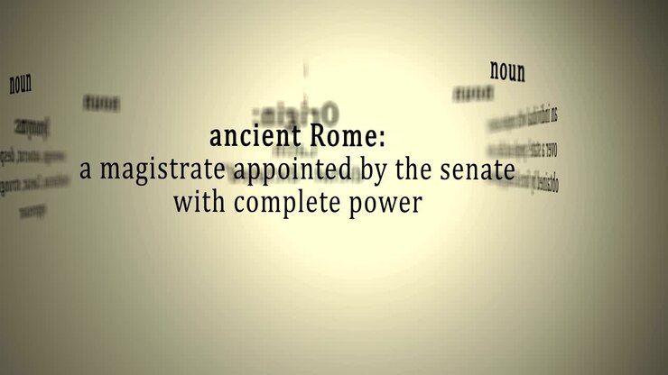 Definition: Dictator