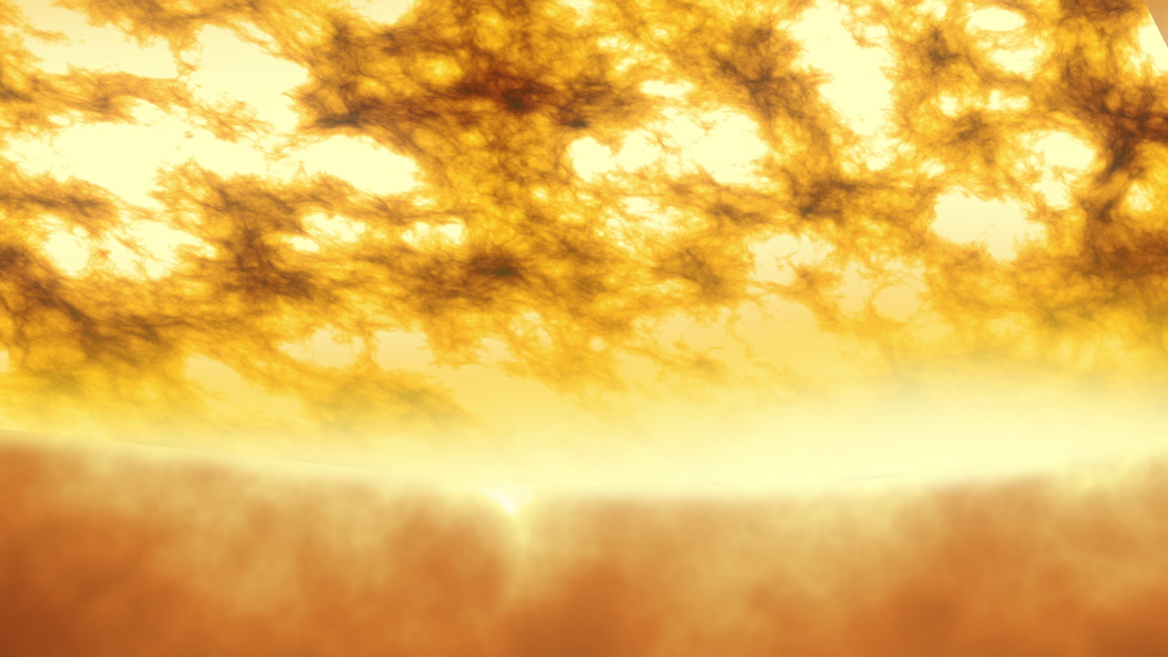 View of Bottom of the Surface of the Sun with High Energy Particles as Solar Flares and Small Jets of Plasma Spicules are Ejected into Space. Details of Arching Flares of Solar Gas.
