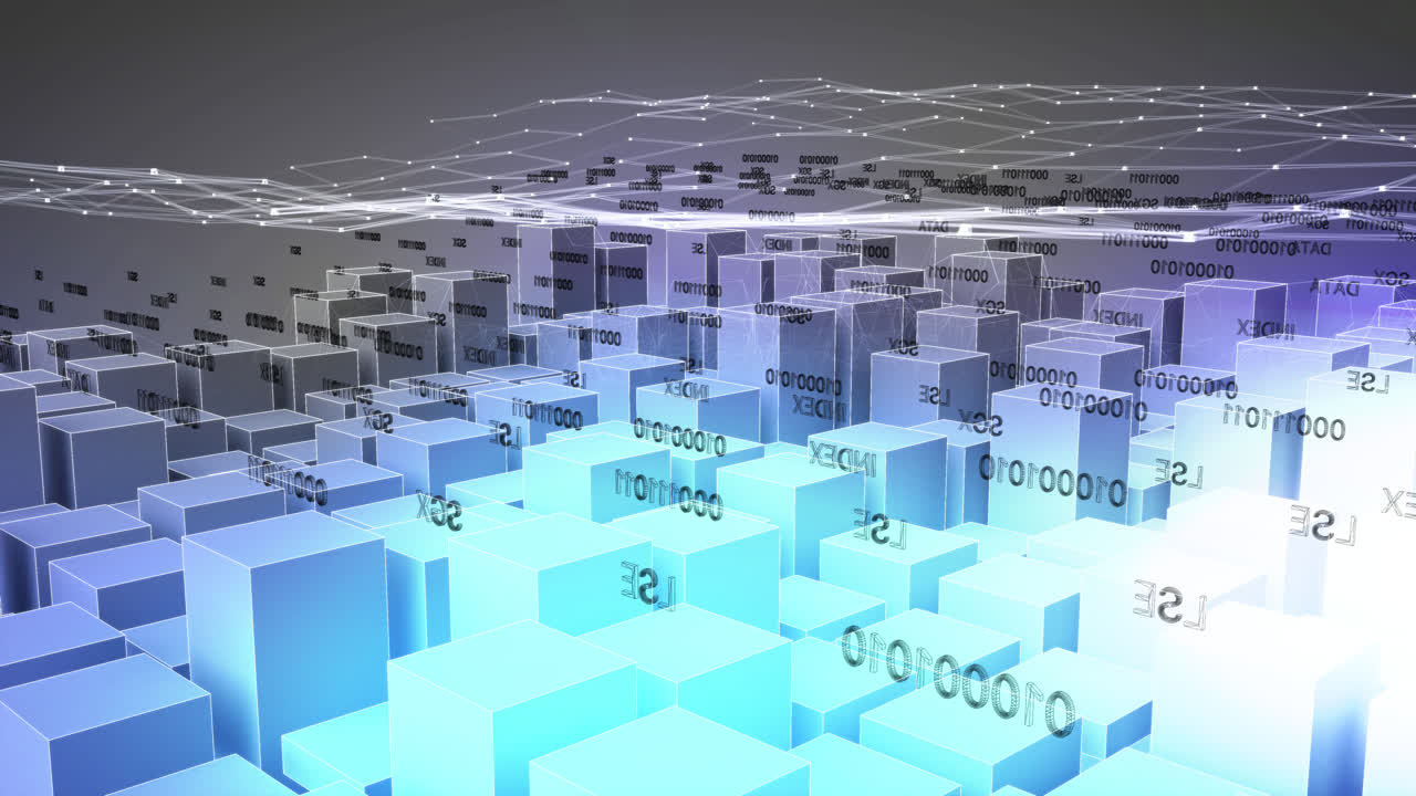 4k 모션 데이터 루프 배경