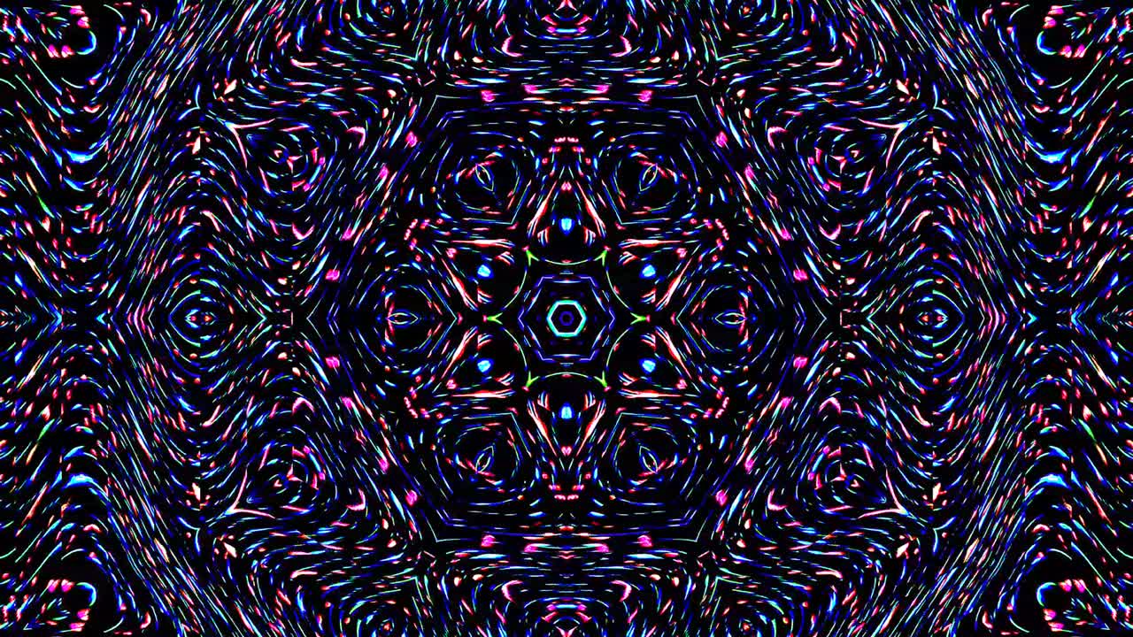 luz abstracta brillante que gobierna el color completo, caleidoscopio