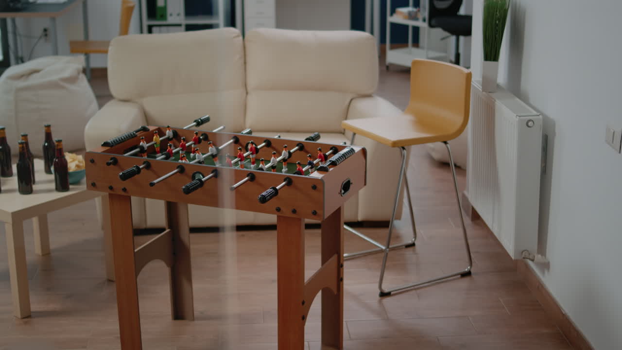 Empty space prepared for after work drinks with workmates