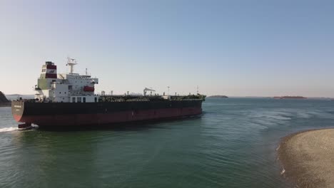 footage of big tanker