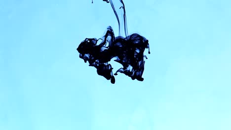 abstract ink spread in underwater