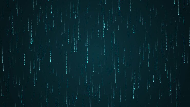 4k 3d digital cyber technology dot point connect line wave line design background tech innovation