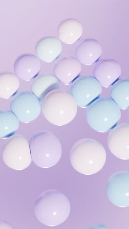 abstract pastel balls background