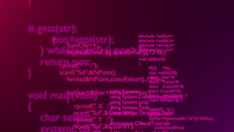 código de programación. cadenas de lenguaje de programación. concepto de programación. codificación.