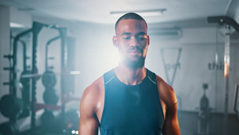 man in a gym