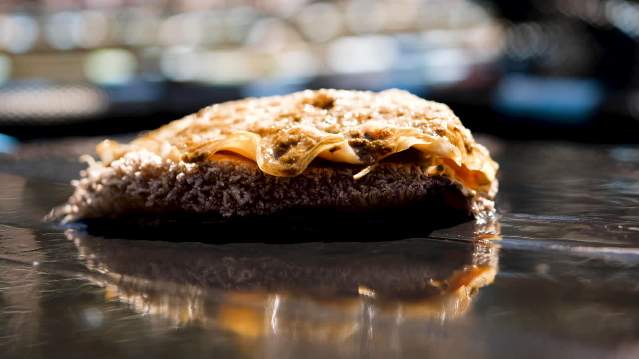 toma panorámica de abulón sudafricano individual en película negra