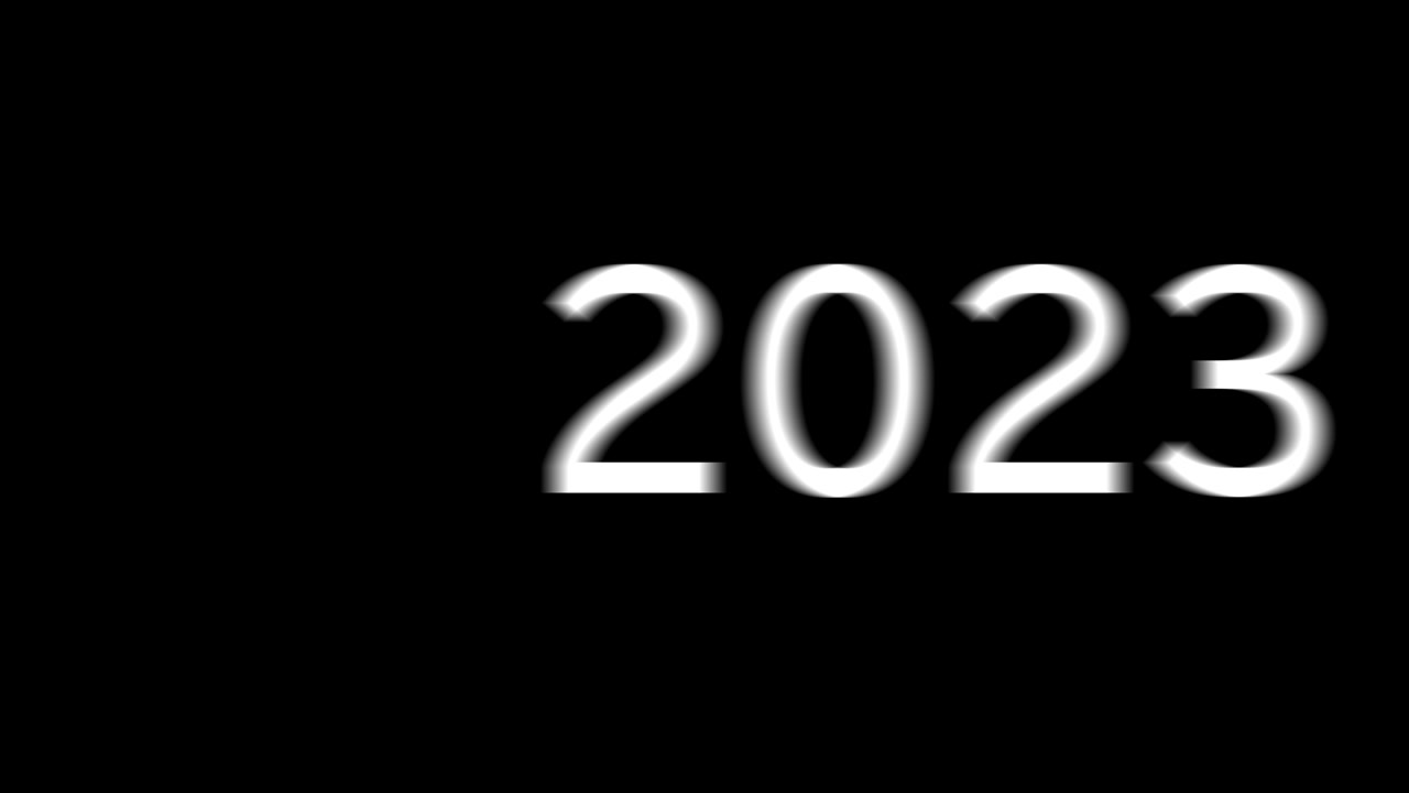 2023 animazione di testo motion graphics