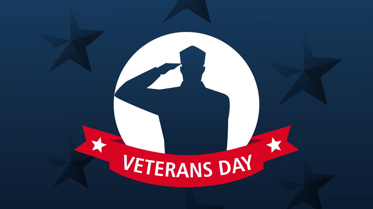 참전용사 날 일러스트레이션